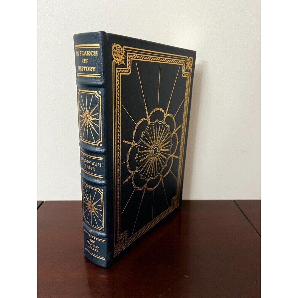 Book In Search of History Theodore H. White Signed - Franklin Library - 1980